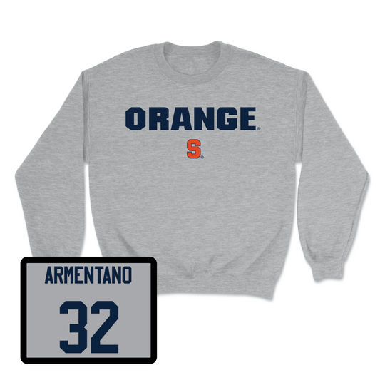 Sport Grey Football Orange Crewneck - Nick Armentano