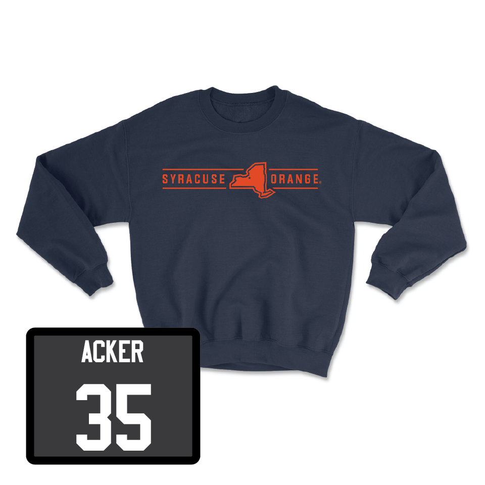 Navy Football New York Crewneck - Kyle Acker