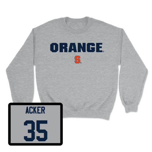 Sport Grey Football Orange Crewneck - Kyle Acker