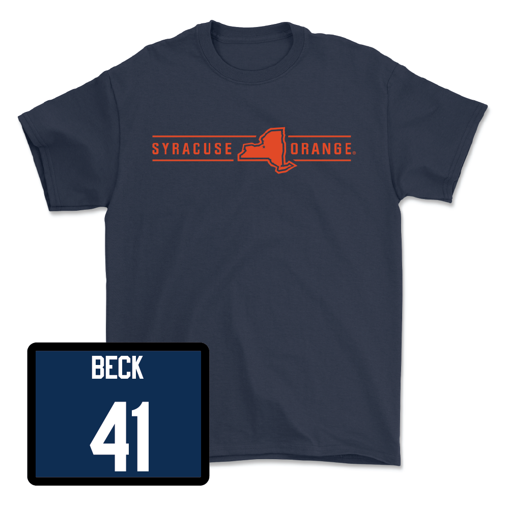 Navy Men's Lacrosse New York Tee - Jordan Beck