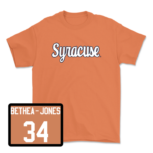 Orange Women's Lacrosse Script Tee - Chloe Bethea-Jones