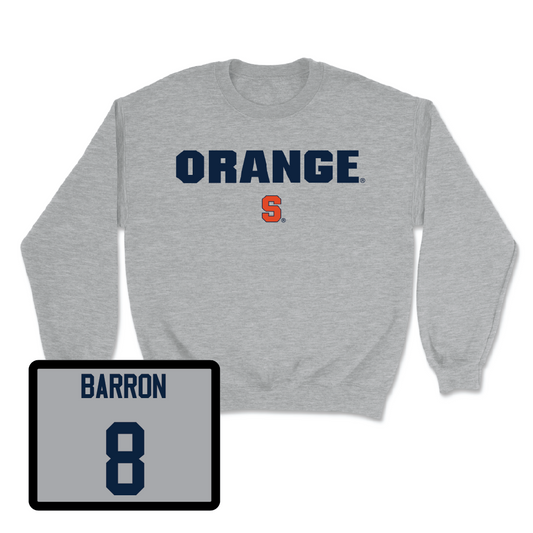 Sport Grey Football Orange Crewneck - Justin Barron