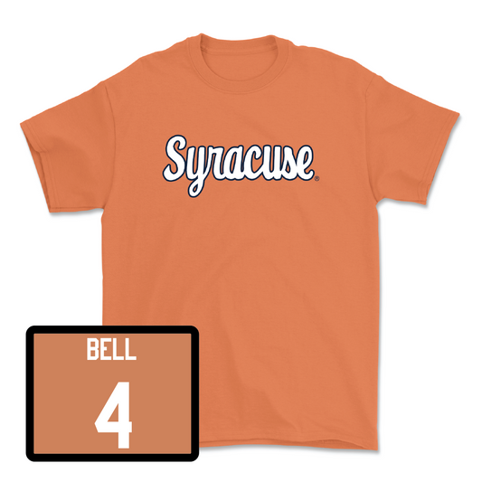 Orange Men's Basketball Script Tee - Chris Bell