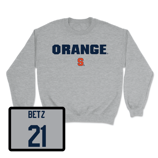 Sport Grey Men's Soccer Orange Crewneck - Stephen Betz