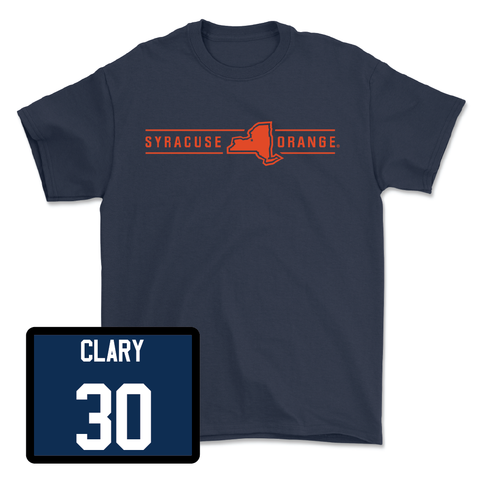 Navy Men's Lacrosse New York Tee - Landon Clary