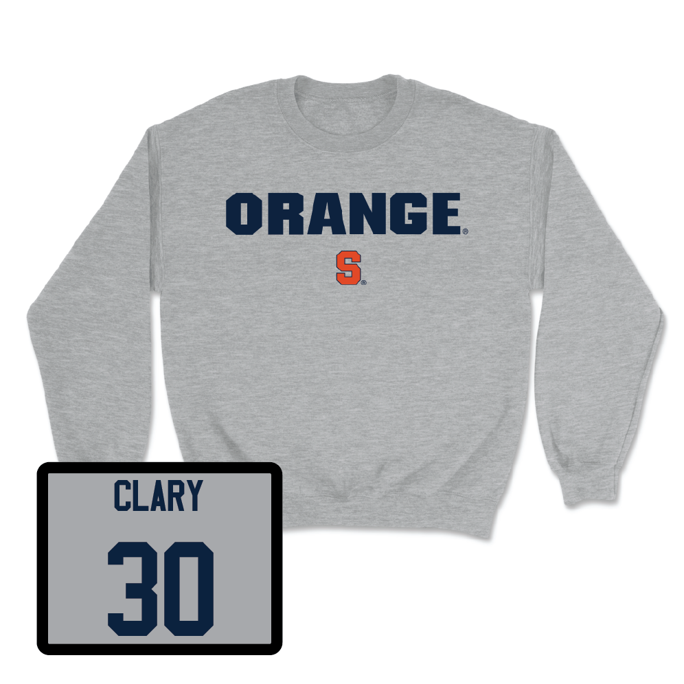 Sport Grey Men's Lacrosse Orange Crewneck - Landon Clary