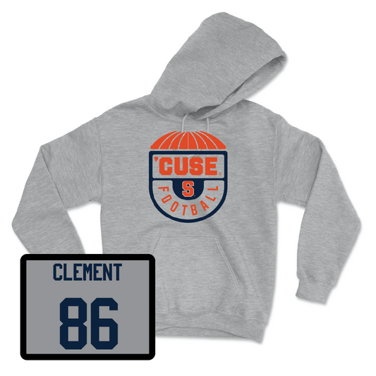 Sport Grey Football Carrier Hoodie - David Clement