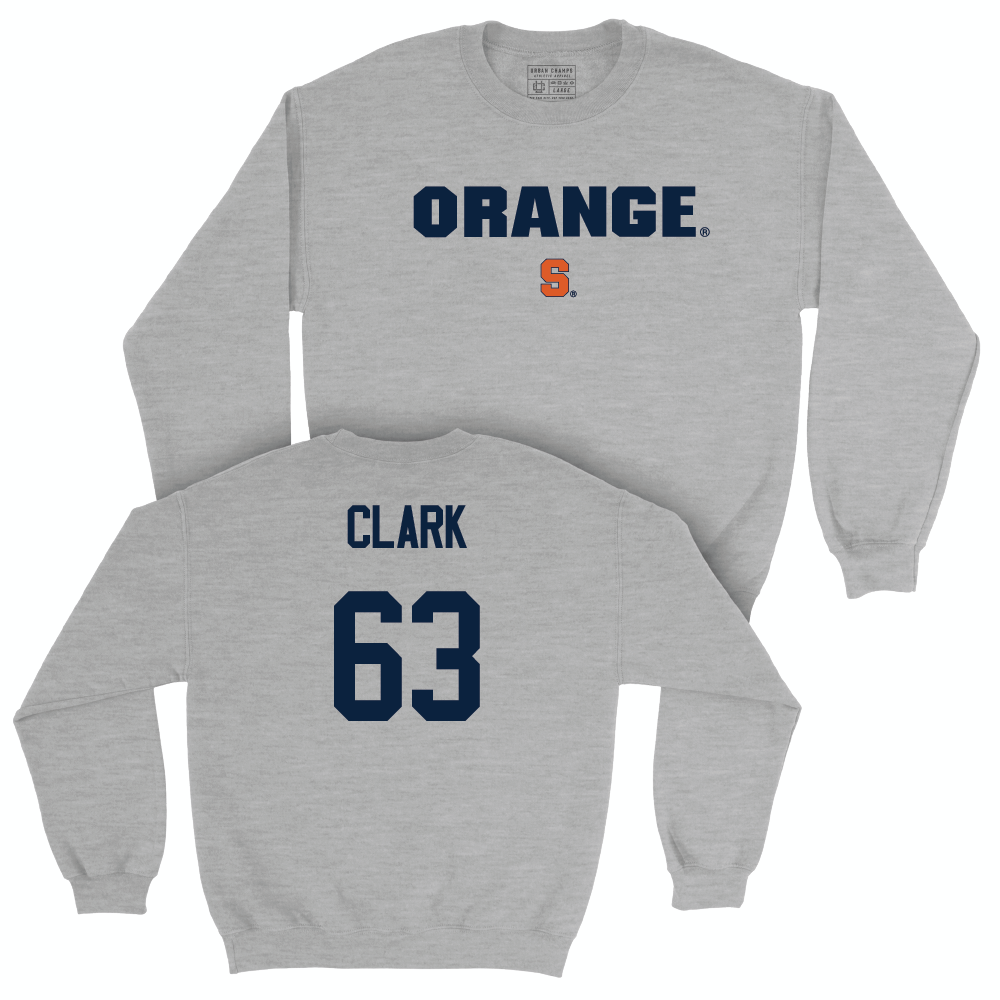 Sport Grey Football Orange Crewneck - Carter Clark