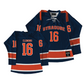 Syracuse Women's Ice Hockey Navy Jersey - Rayla Clemons