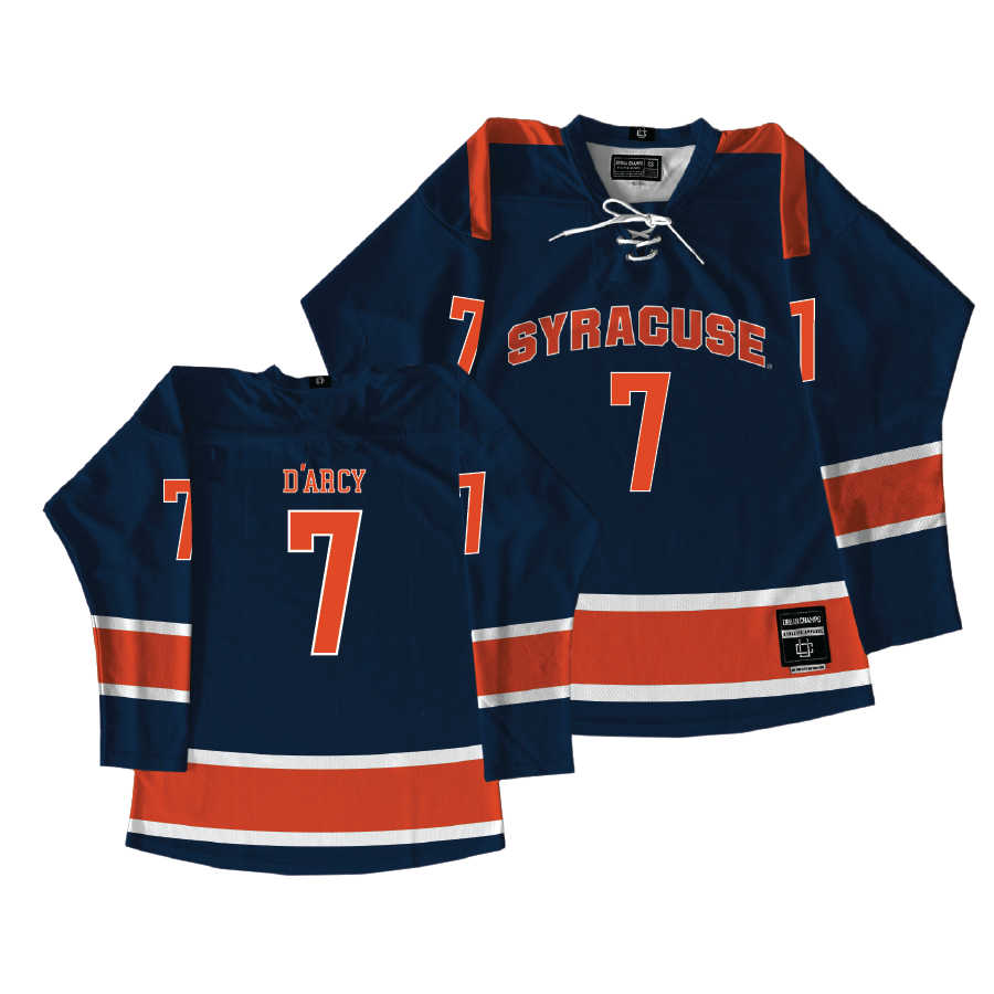 Syracuse Women's Ice Hockey Navy Jersey - Maya D’Arcy