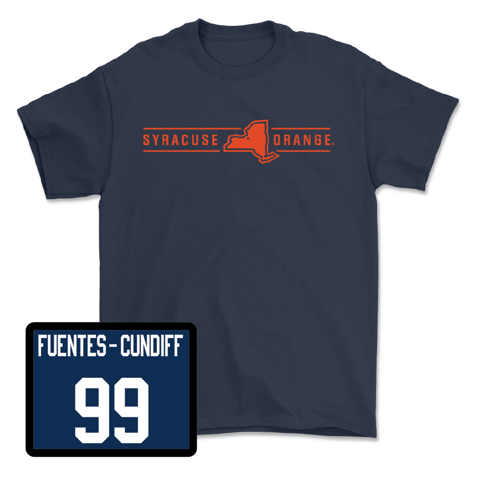 Navy Football New York Tee - Elijah Fuentes-Cundiff