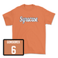 Orange Men's Lacrosse Script Tee - Kyle Gonsiorek