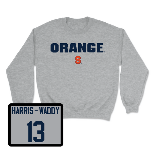 Sport Grey Women's Volleyball Orange Crewneck - Zharia Harris-Waddy