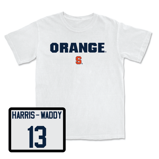 Women's Volleyball White Orange Comfort Colors Tee - Zharia Harris-Waddy