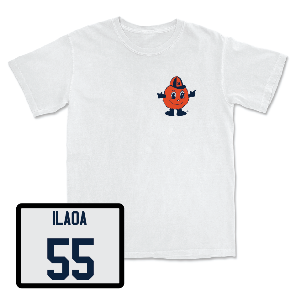 Football White Otto Comfort Colors Tee - Josh Ilaoa