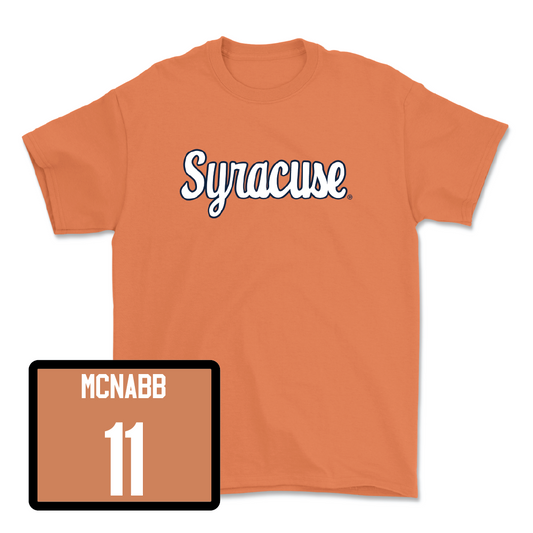 Orange Women's Basketball Script Tee - Lexi McNabb