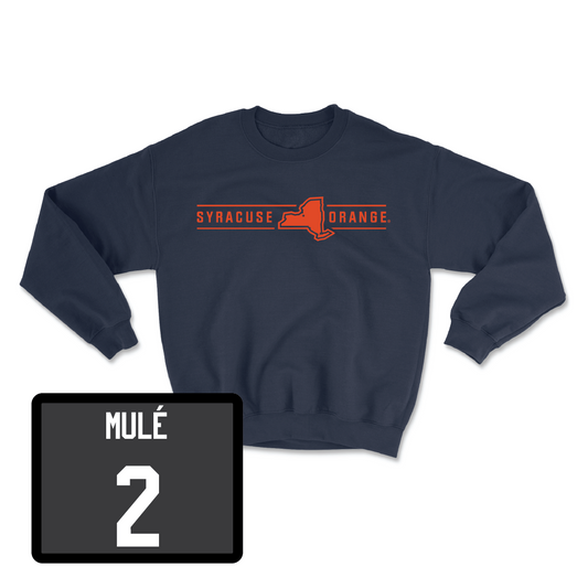 Navy Men's Lacrosse New York Crewneck - Christian Mulé