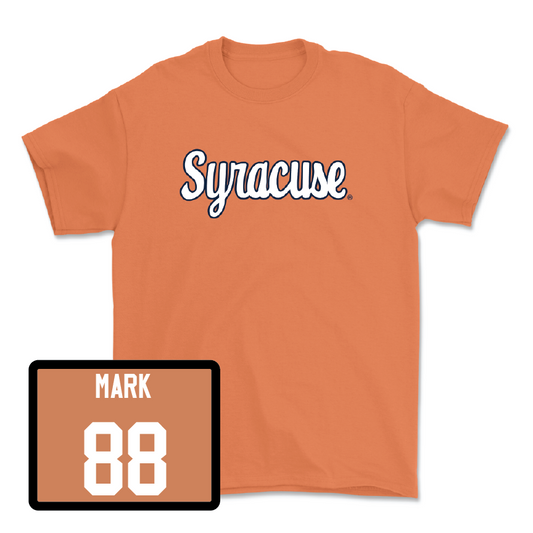 Orange Men's Lacrosse Script Tee - Will Mark