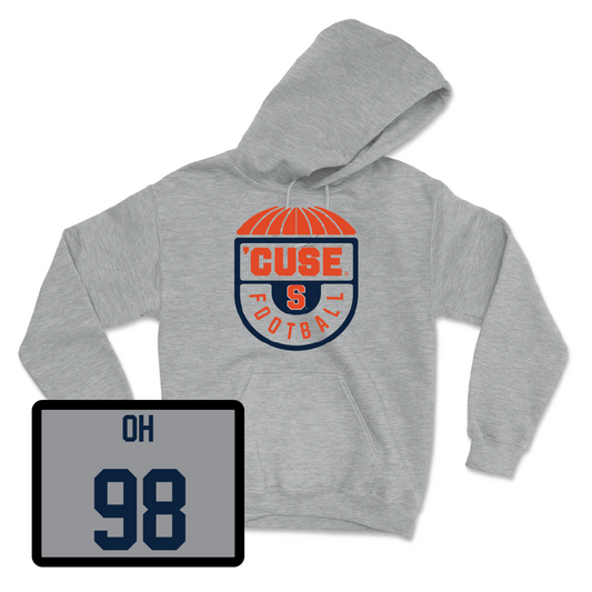 Sport Grey Football Carrier Hoodie - Jadyn Oh