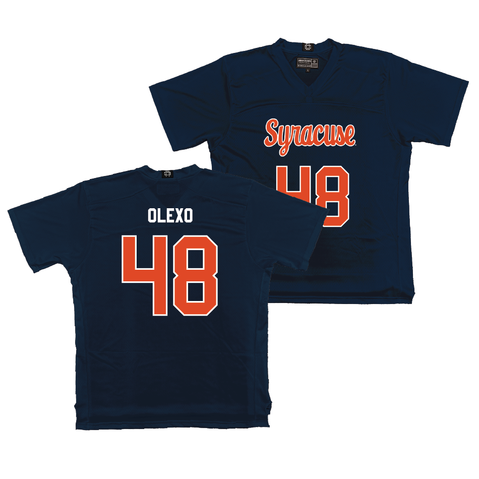 Syracuse Men's Lacrosse Navy Jersey - Saam Olexo