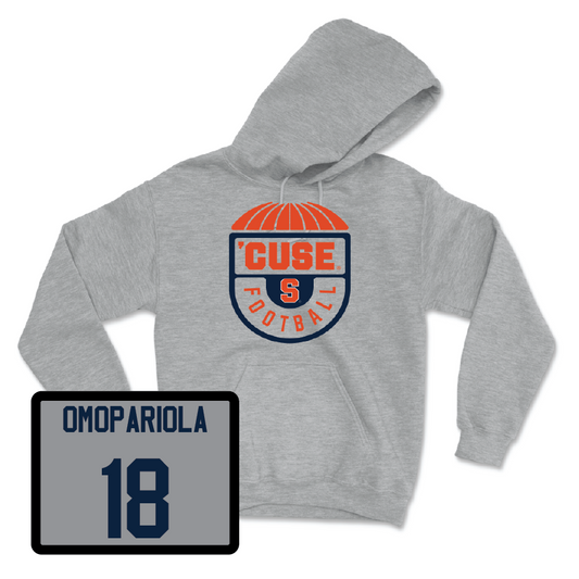 Sport Grey Football Carrier Hoodie - David Omopariola