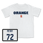 Football White Orange Comfort Colors Tee - Mark Petry