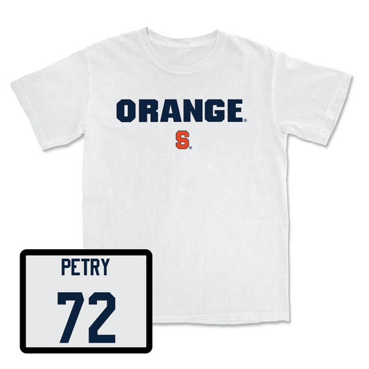 Football White Orange Comfort Colors Tee - Mark Petry