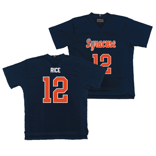 Syracuse Men's Lacrosse Navy Jersey - Carter Rice