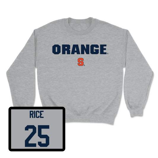 Sport Grey Women's Basketball Orange Crewneck  - Alaina Rice