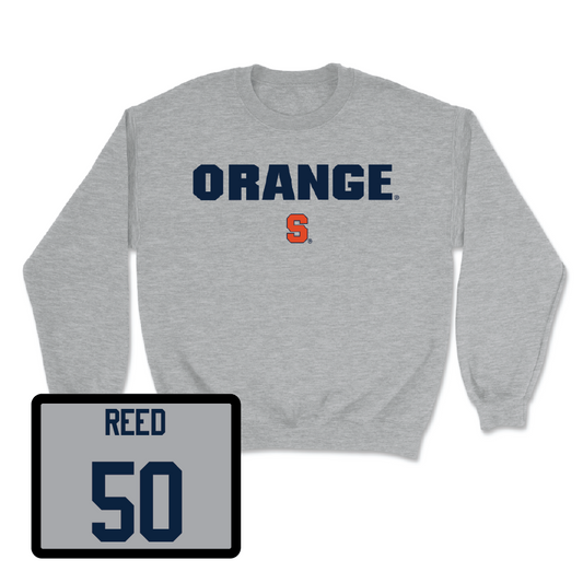 Sport Grey Football Orange Crewneck - J’onre Reed