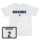 Women's Volleyball White Orange Comfort Colors Tee - Veronica Sierzant