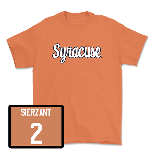 Orange Women's Volleyball Script Tee - Veronica Sierzant