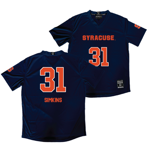 Syracuse Women's Lacrosse Navy Jersey - Hallie Simkins