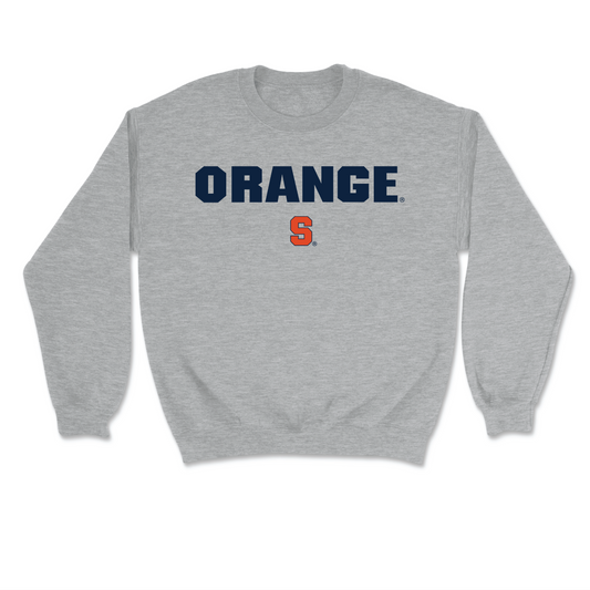 Sport Grey Women's Lacrosse Orange Crewneck - Olivia Adamson