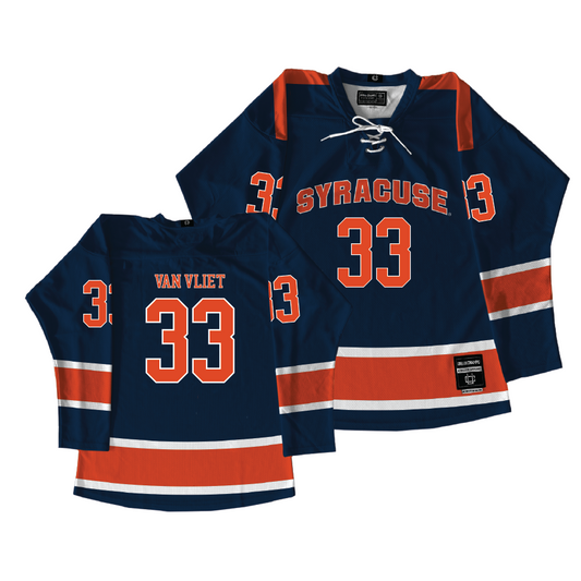 Syracuse Women's Ice Hockey Navy Jersey - Amelia Van Vliet