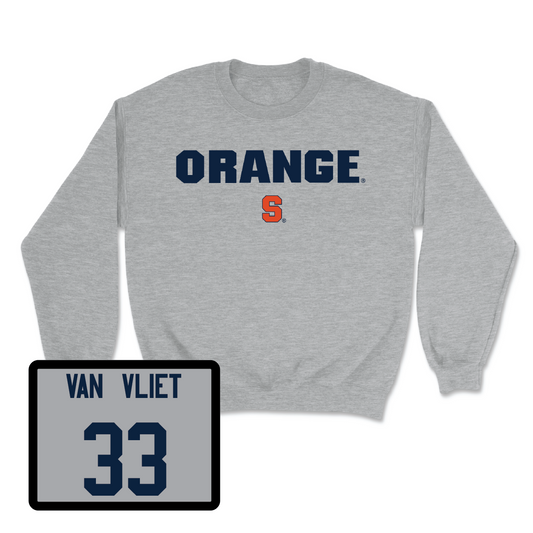 Sport Grey Women's Ice Hockey Orange Crewneck - Amelia Van Vliet