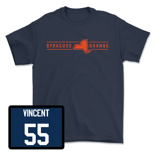 Navy Men's Lacrosse New York Tee - Jordan Vincent