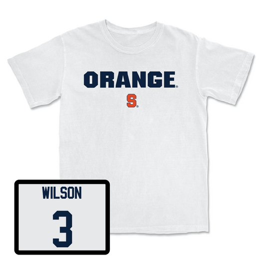 Women's Basketball White Orange Comfort Colors Tee - Nyah Wilson