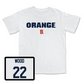 Women's Basketball White Orange Comfort Colors Tee - Kyra Wood