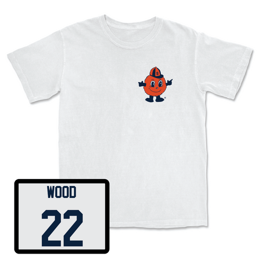 Women's Basketball White Otto Comfort Colors Tee - Kyra Wood