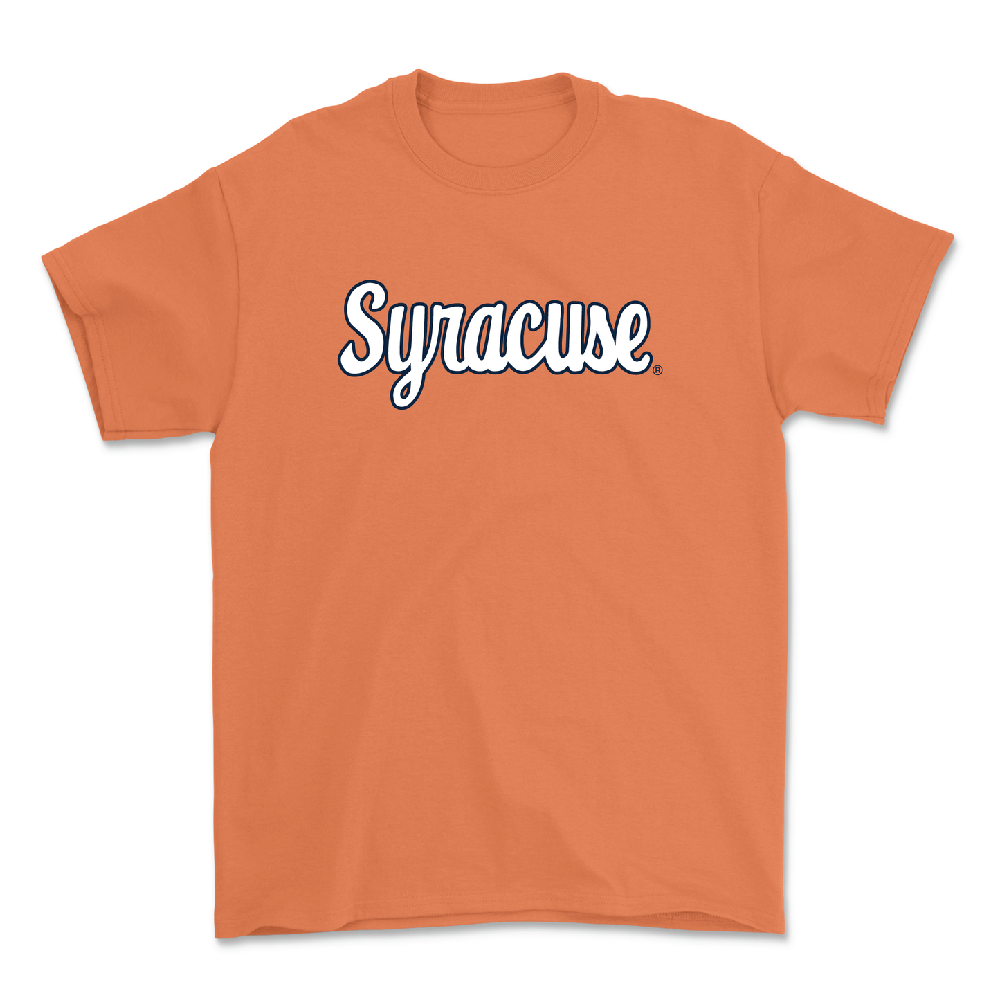 Orange Men's Lacrosse Script Tee - Will Mark