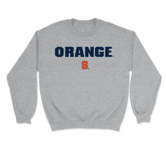 Sport Grey Men's Lacrosse Orange Crewneck - Will Mark